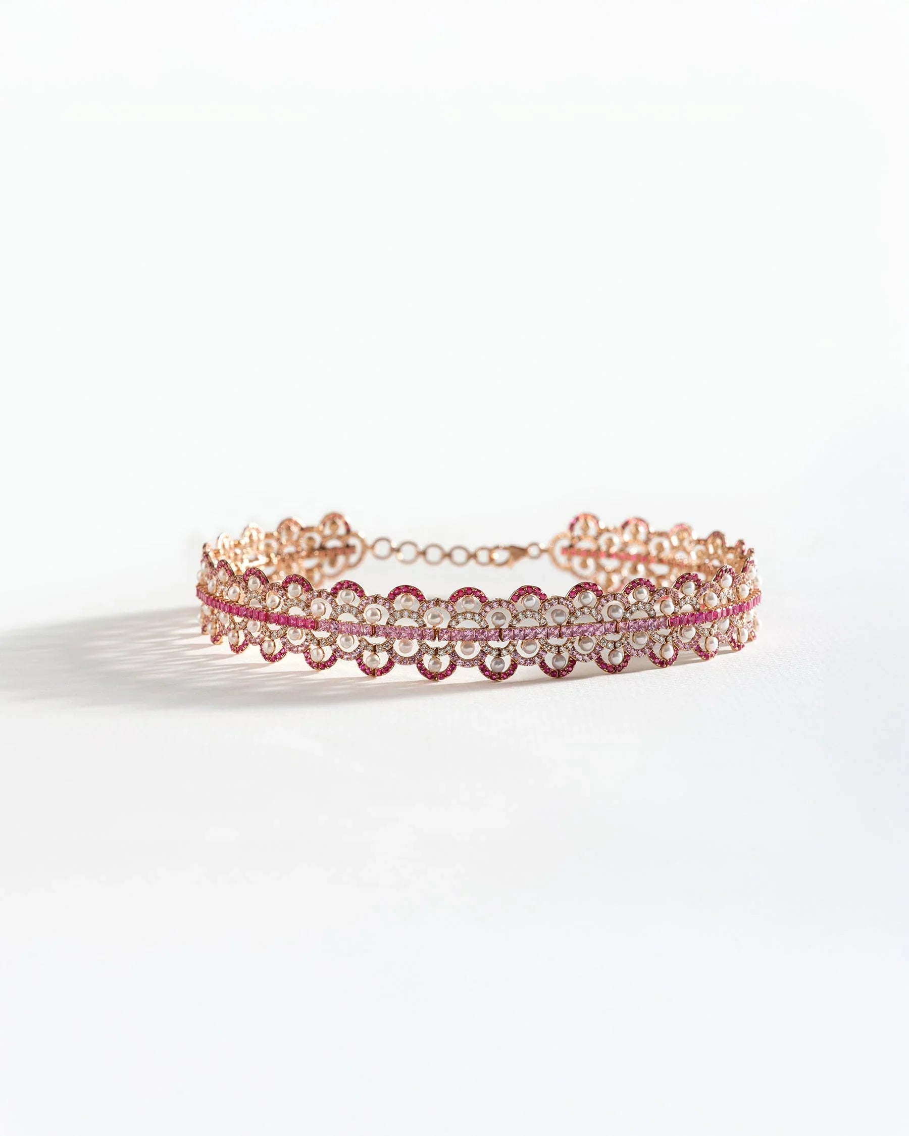 Akshita Rattha Chokers Floralis choker - Ruby