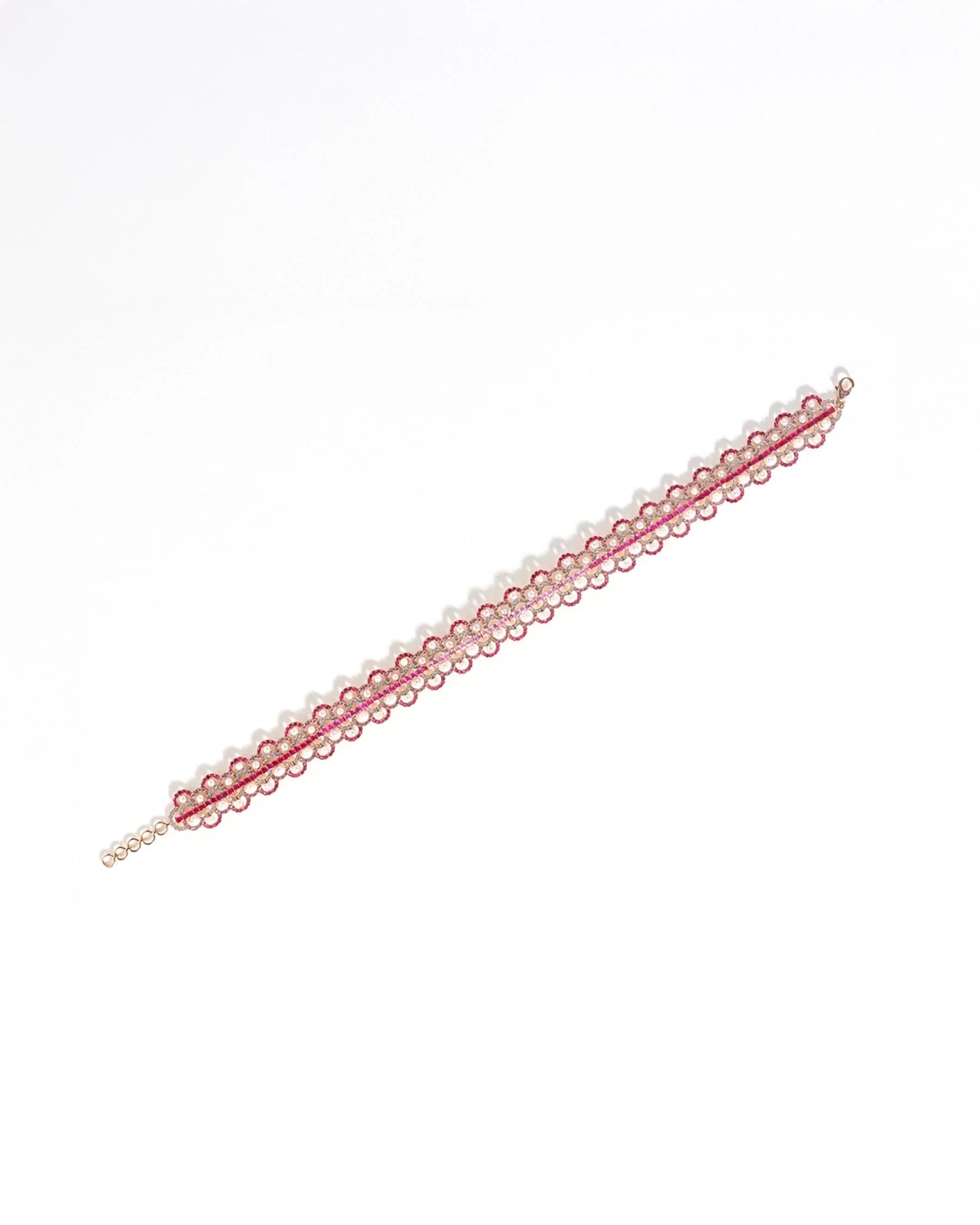 Akshita Rattha Chokers Floralis choker - Ruby