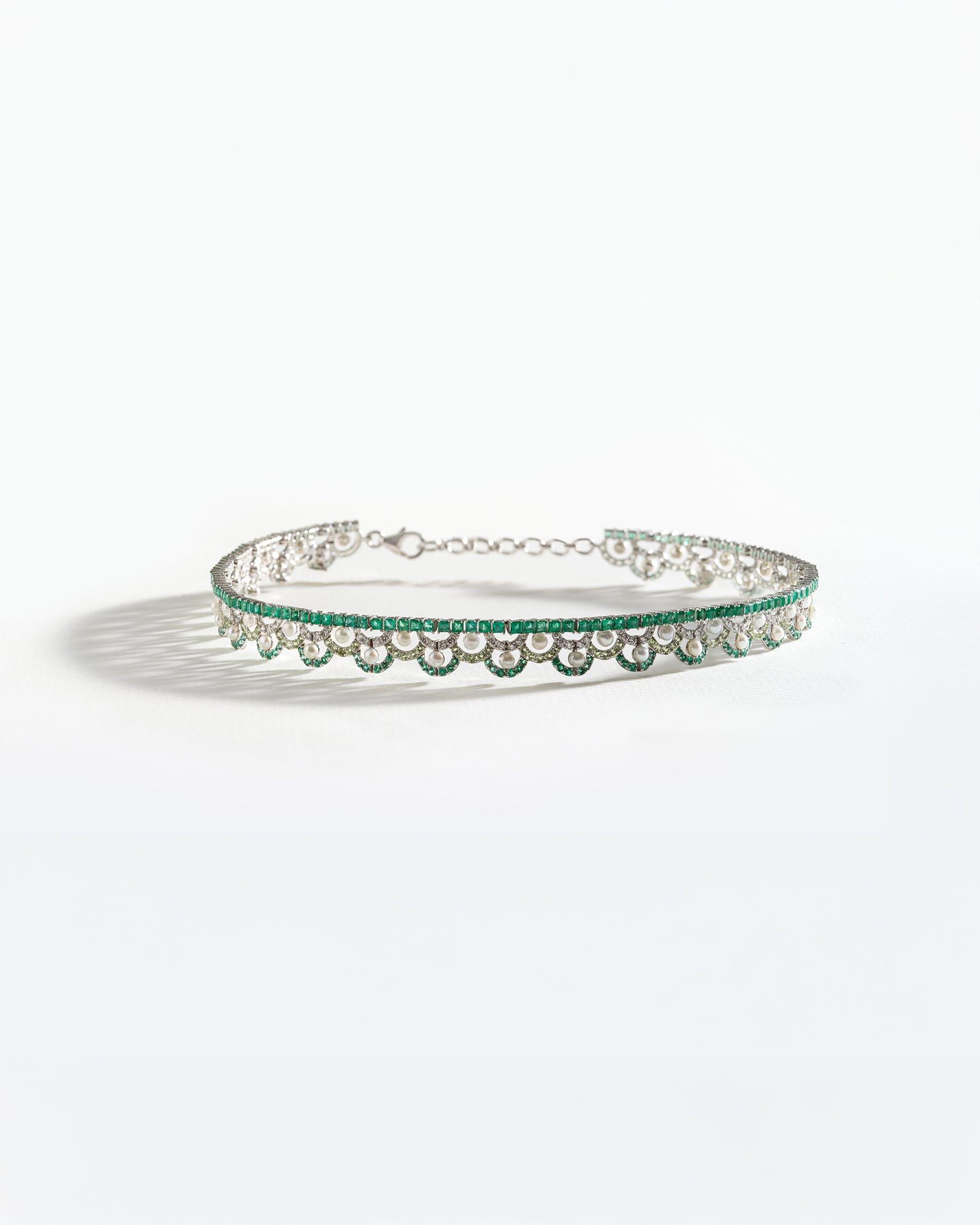 Akshita Rattha Chokers Nerissa choker - Emerald
