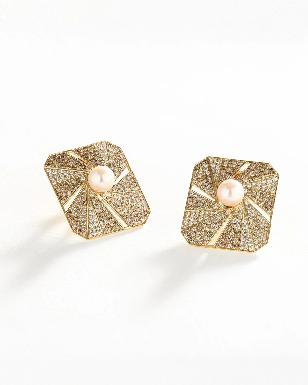 Akshita Rattha Earrings Eterna Earrings - Champagne