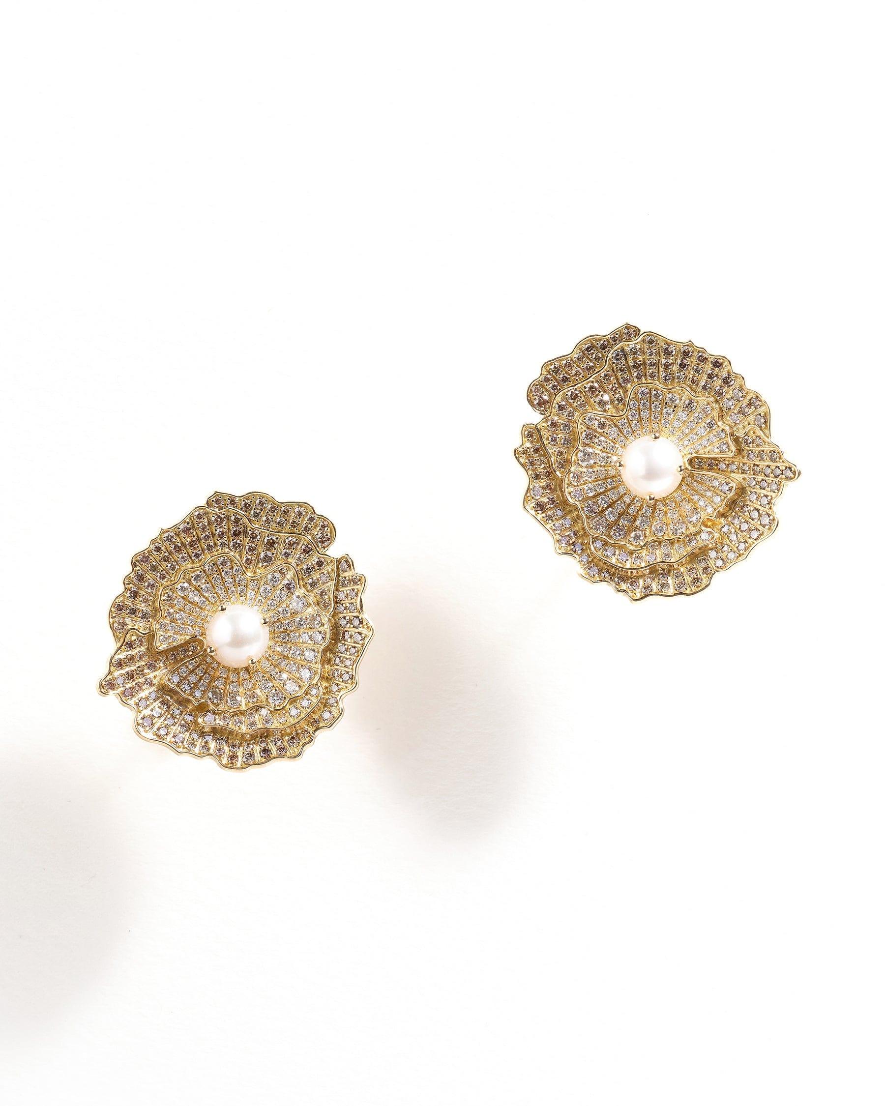 Akshita Rattha Earrings Medusa Earrings - Sapphire