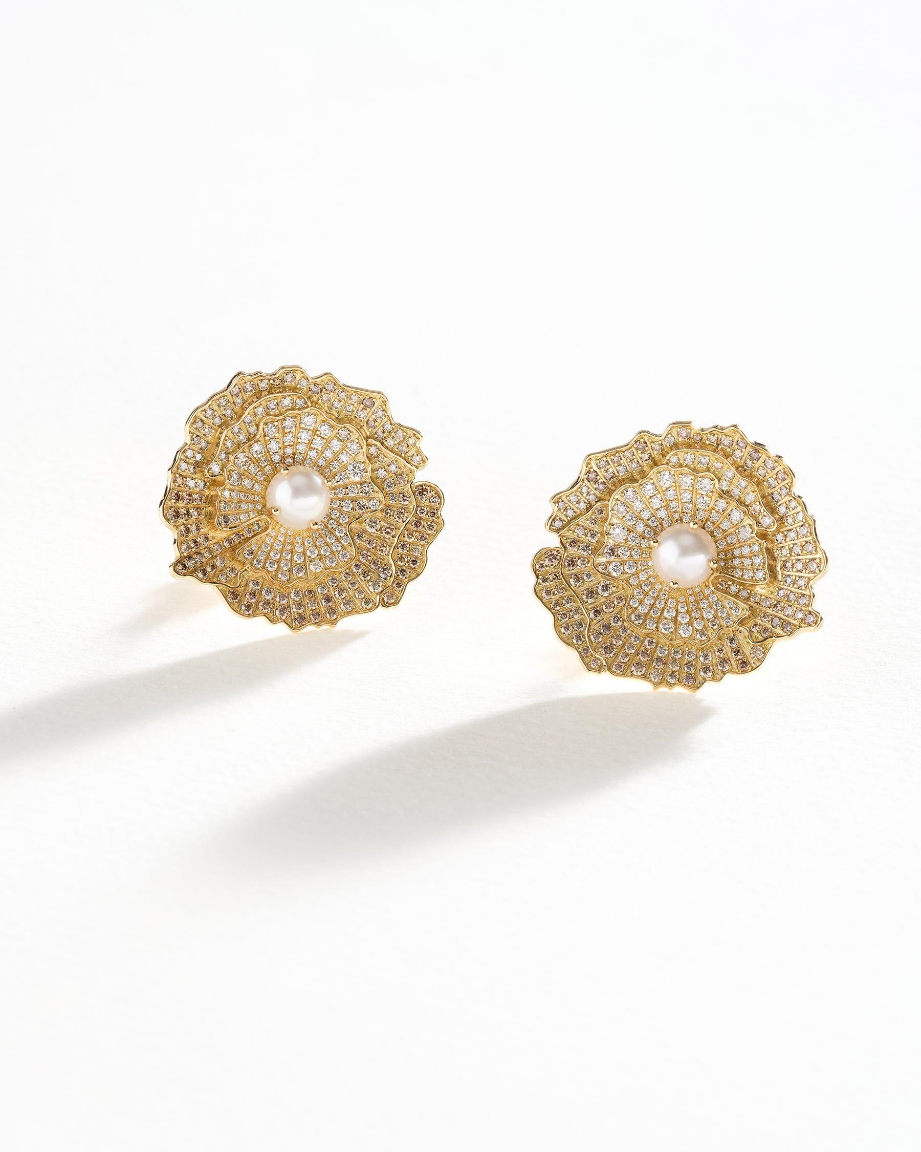 Akshita Rattha Earrings Medusa Earrings - Sapphire