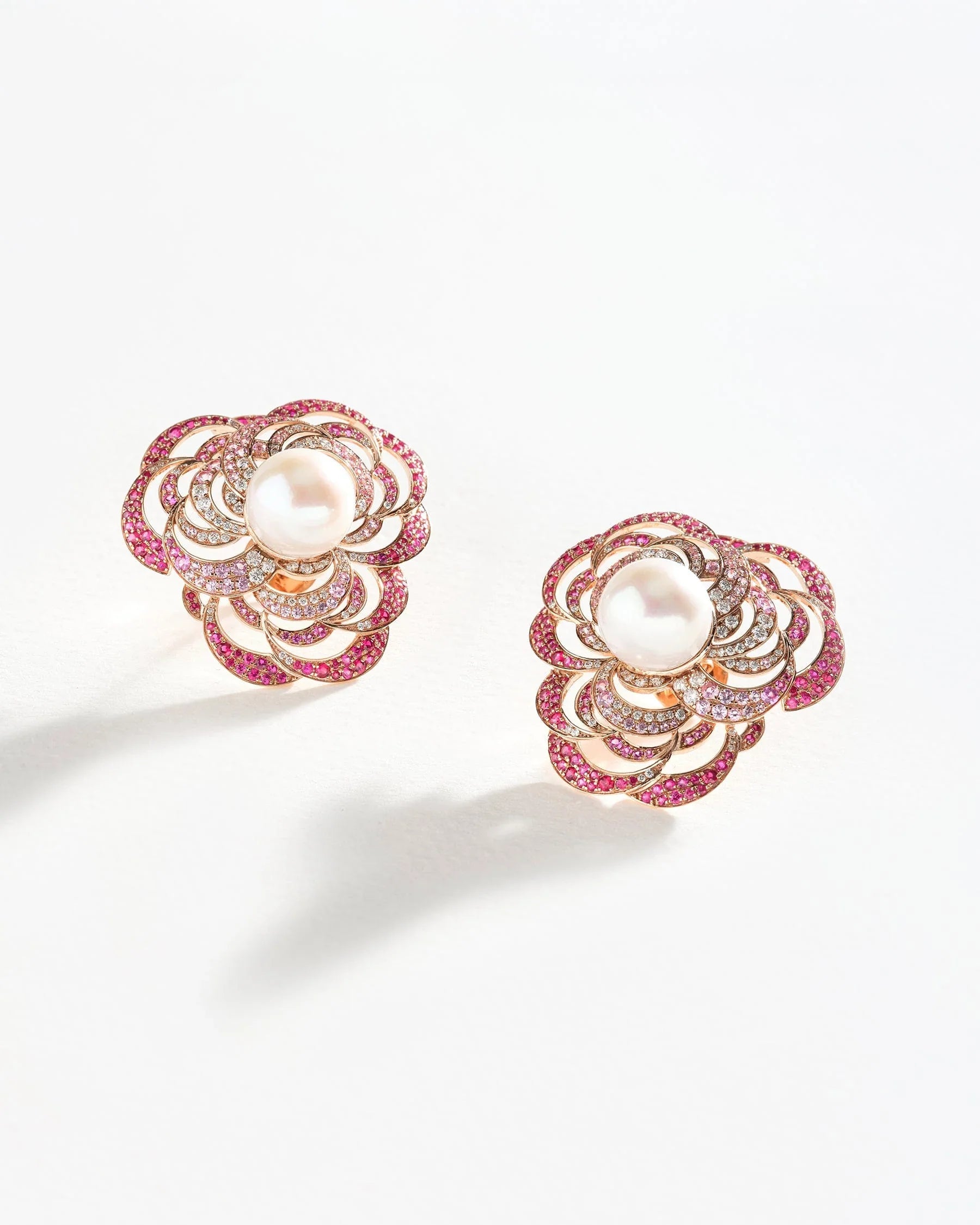 Akshita Rattha Earrings Nerissa Earrings - Pink sapphire