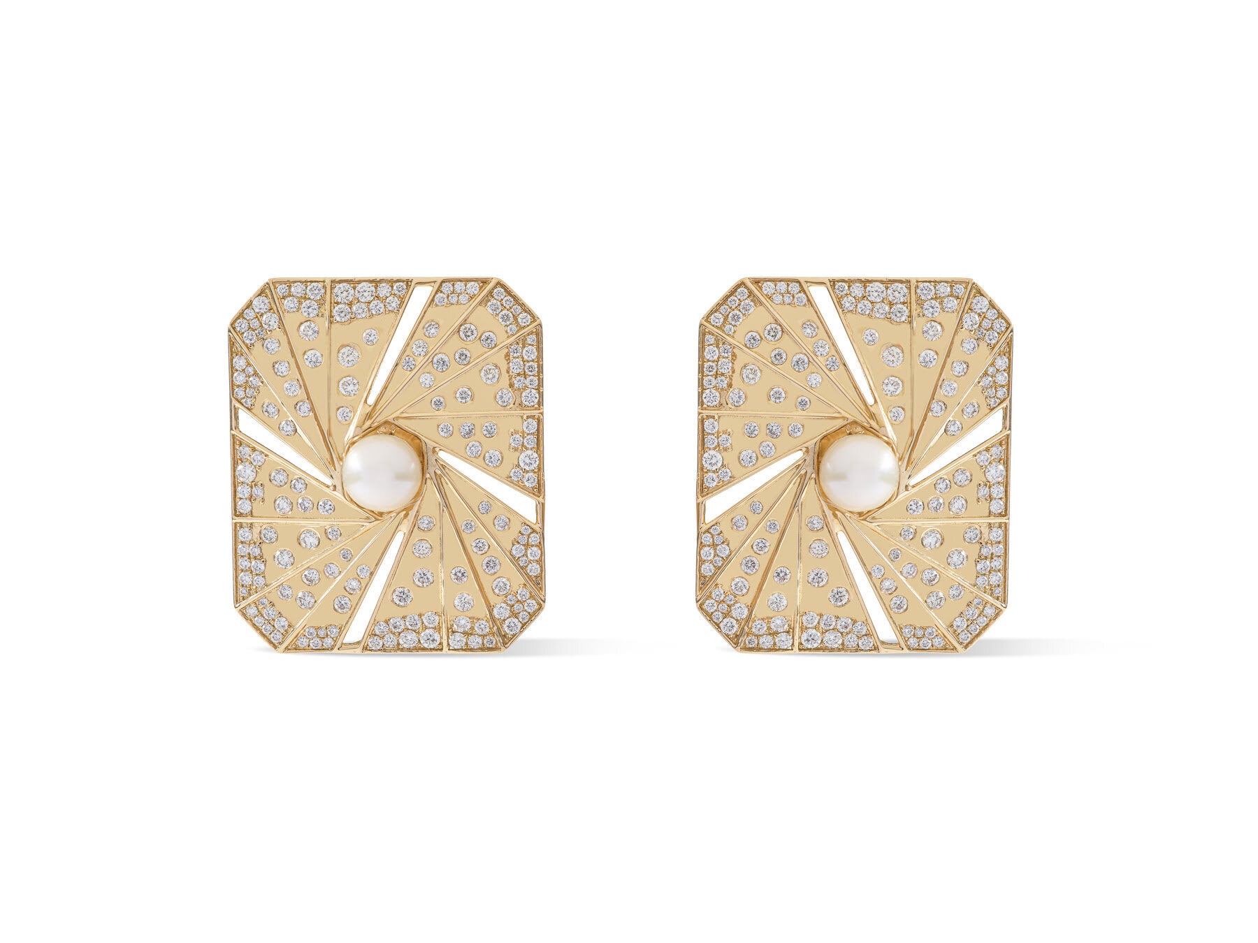 Eterna Earrings, Diamonds