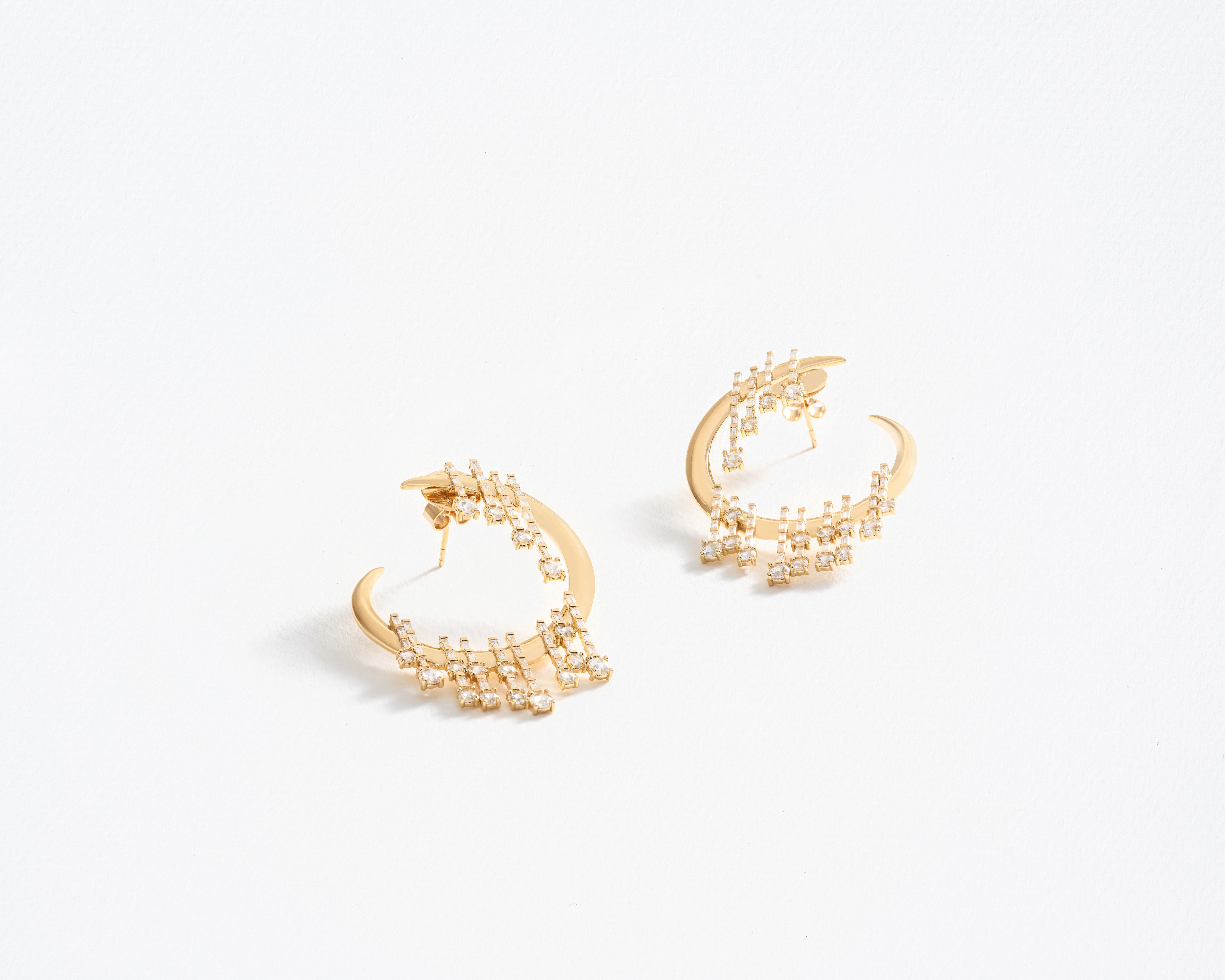 Lunira Earrings - Yellow gold