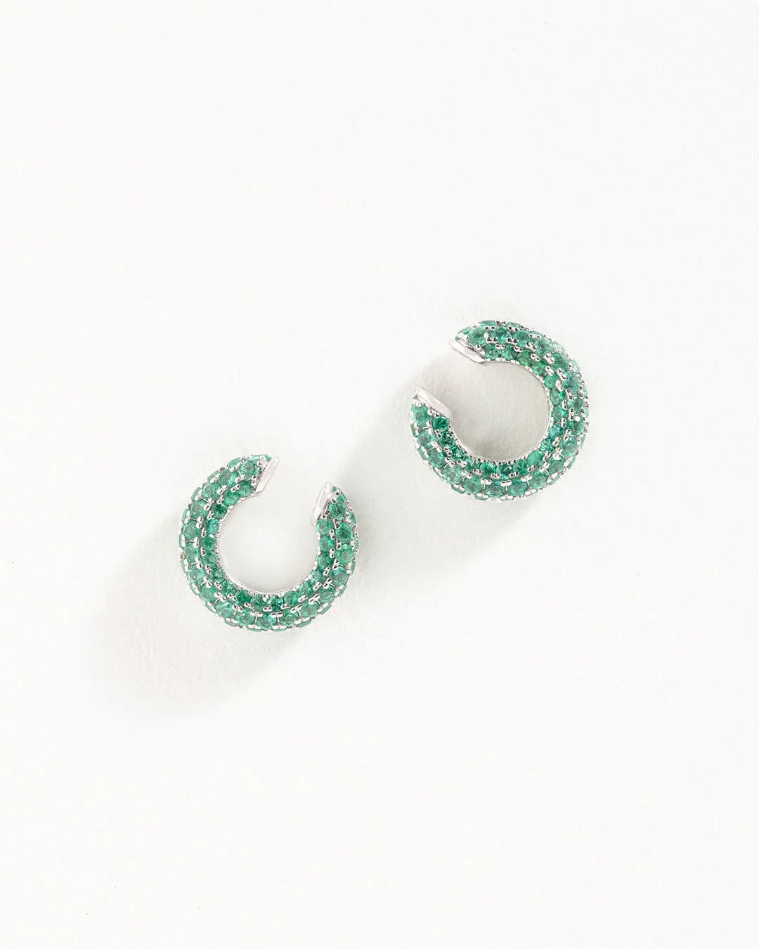 Akshita Rattha Earrings Chiron Earrings - Emerald