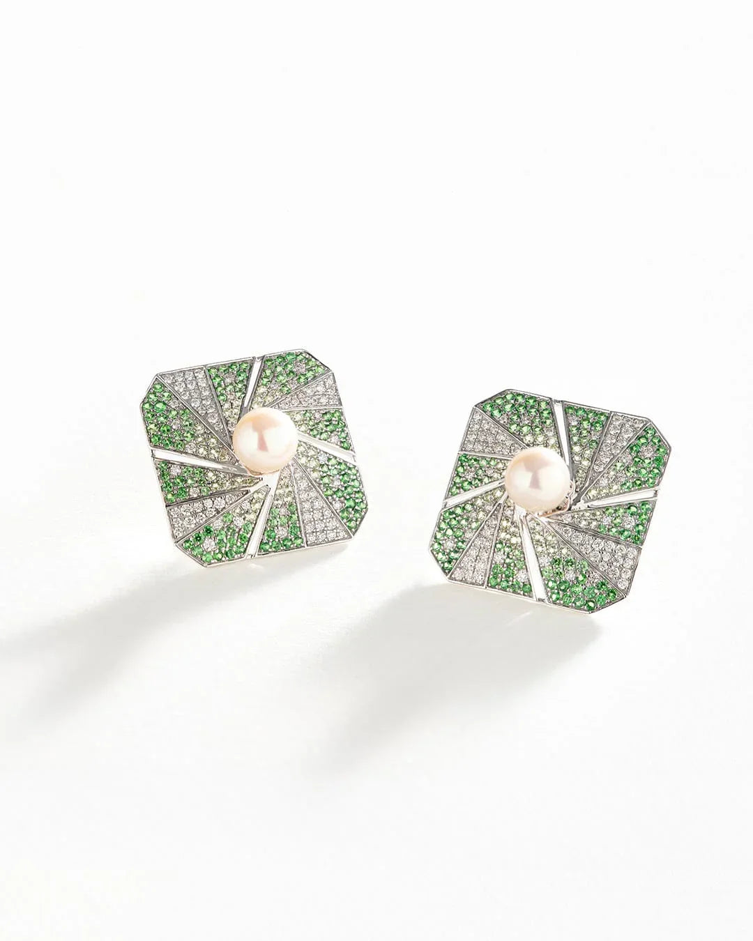 Akshita Rattha Earrings Eterna Earrings - Emerald