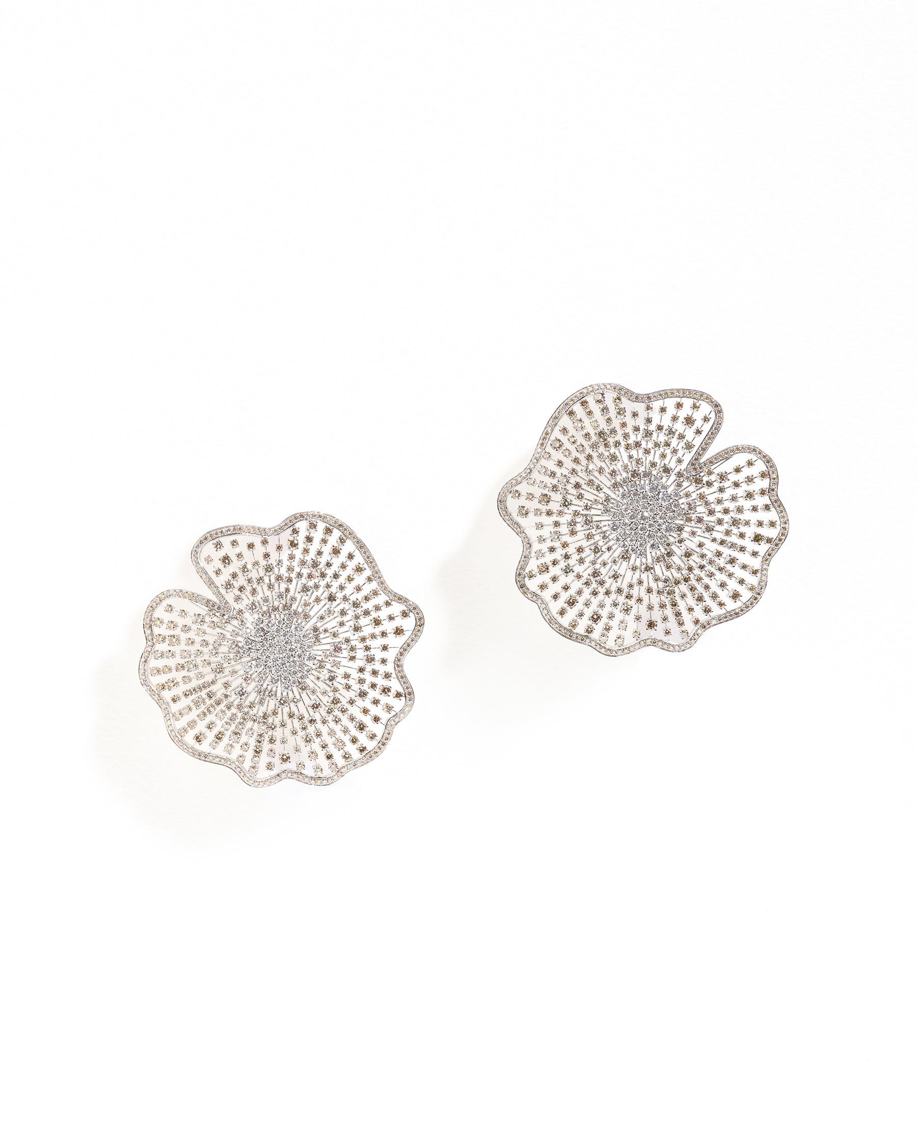 Akshita Rattha Earrings Everbloom - White gold