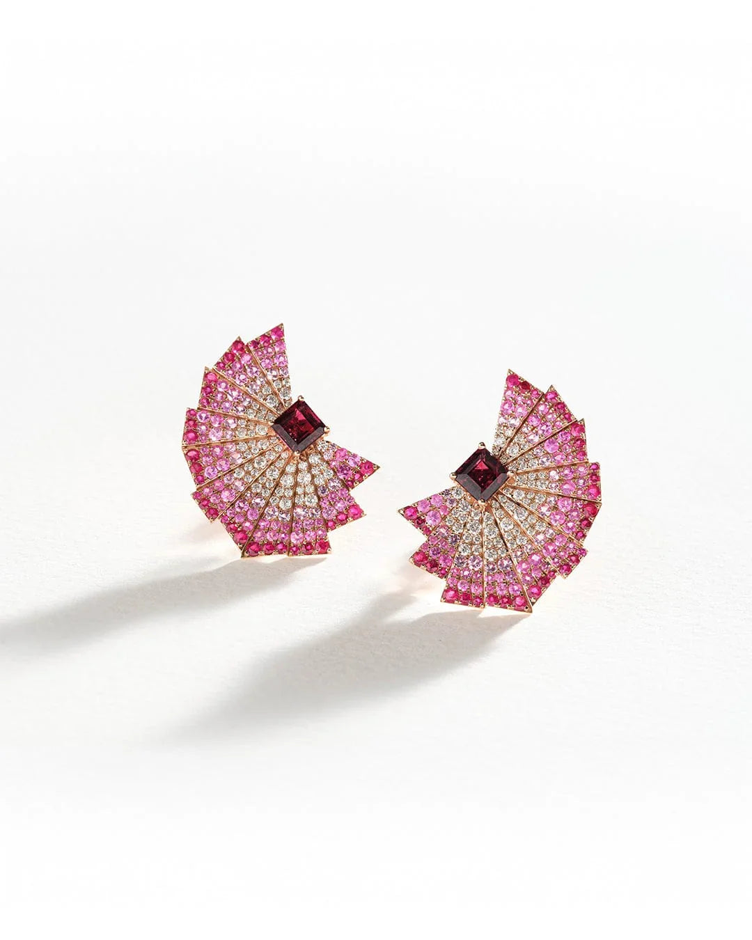 Akshita Rattha Earrings Soluna Earrings - Ruby